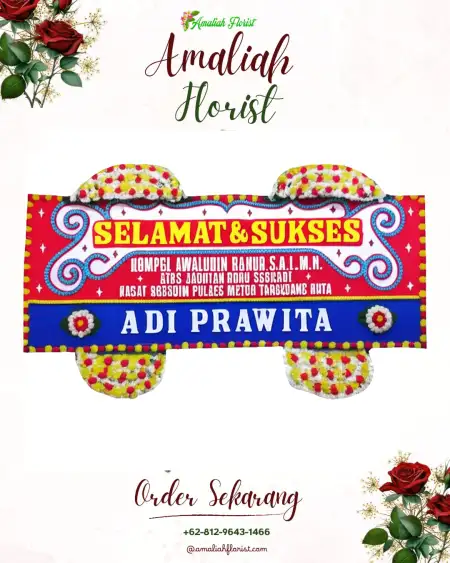 Papan Bunga Ucapan Selamat Pasar Liwa