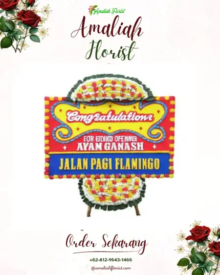 Sewa Papan Bunga Pasar Liwa